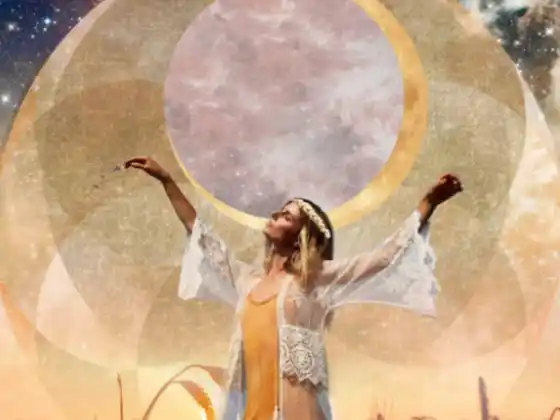 Ritual de manifestación de luna nueva y meditación